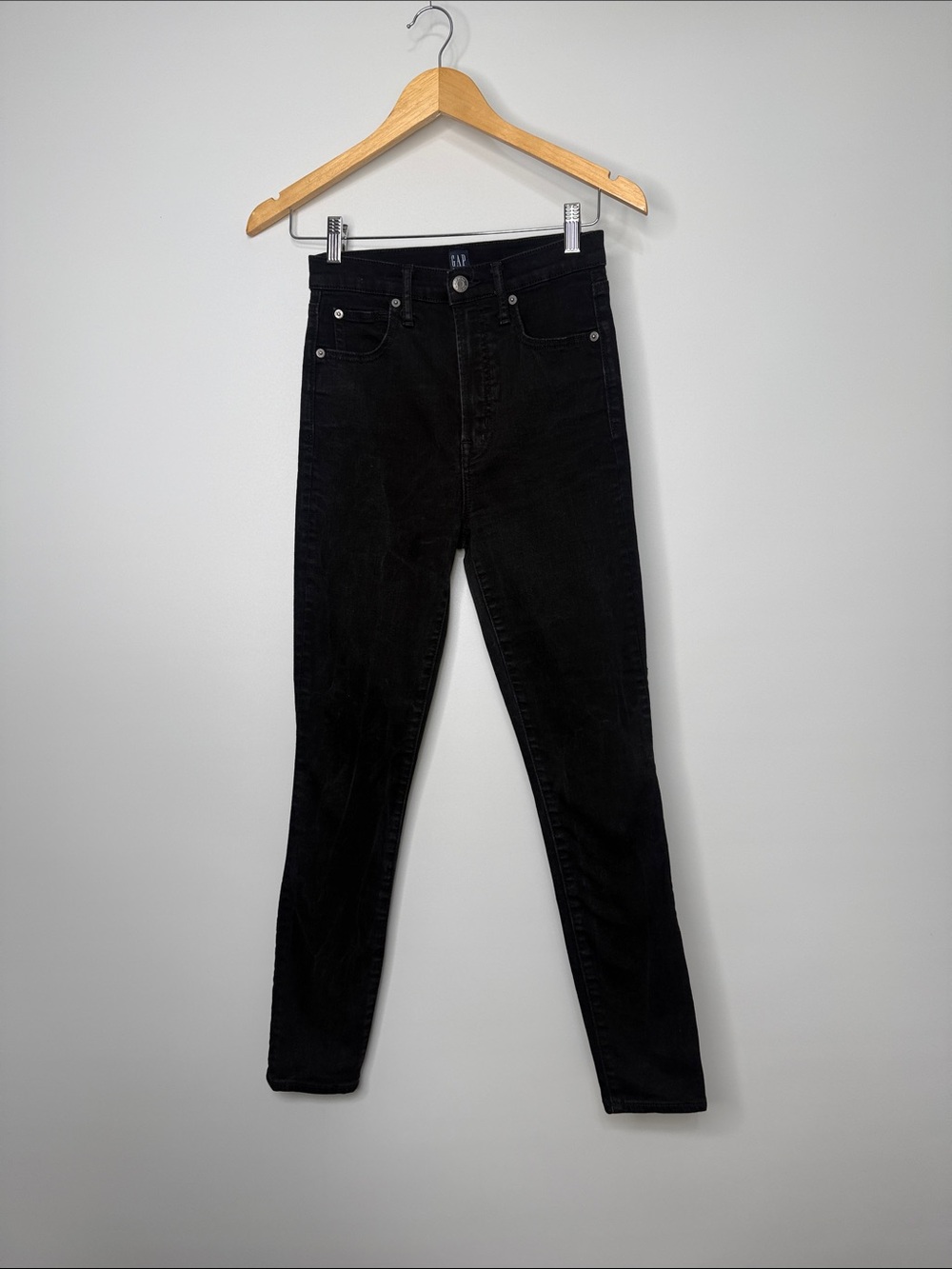 Gap Denim True Skinny Jeans in Black Size 2/26